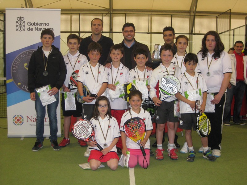 Navarra P&aacute;del Master Club rep&igrave;te victoria en el Campeonato Navarro por Equipos de Clubes de Menores